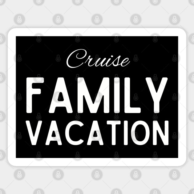 Cruise Vacation Sticker by HobbyAndArt